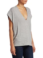 Le Mid Rise V-Neck Tee