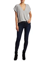 Le Mid Rise V-Neck Tee