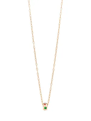 Iconica 18K Rose Gold & Multi-Stone Pendant Necklace