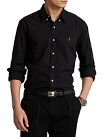 Garment-Dyed Classic-Fit Oxford Shirt