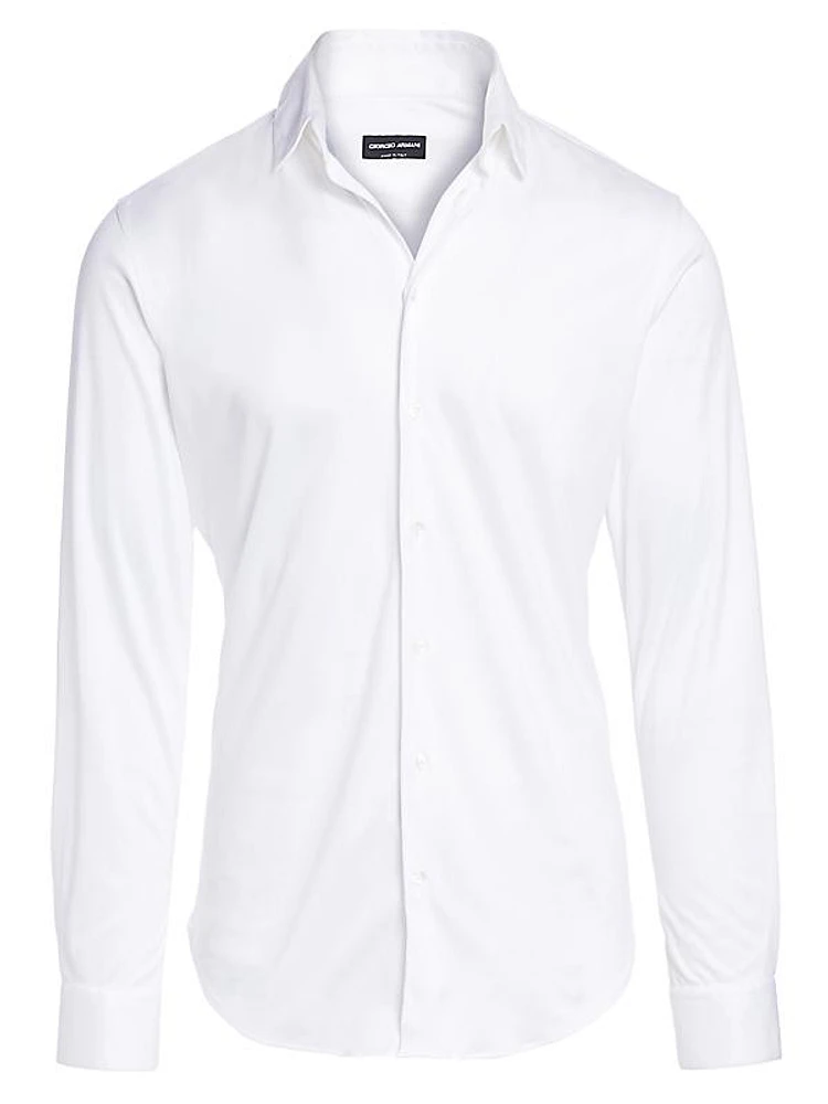 Solid Interlock Sport Shirt