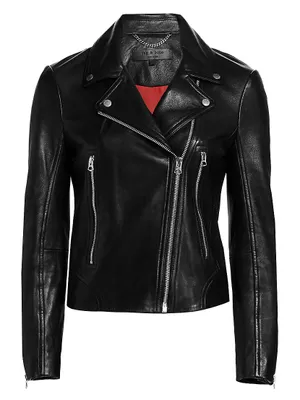 Mack Leather Moto Jacket