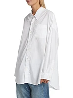 Drop Neck Oxford Shirt