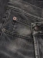 Faded Crossover Jeans