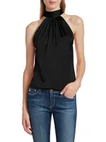 Lori Silk Halter Top