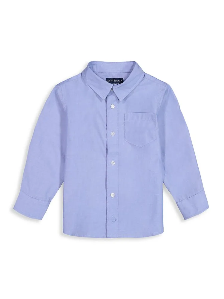 Little Boy's Solid Dress Shirt