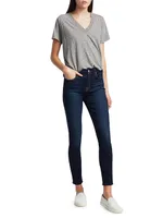 The High-Rise Ankle Skinny Jeans