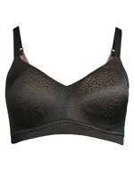 Back Appeal Wirefree Jacquard Lace Bra
