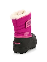 Baby Girl's, Little Girl's & Girl's Snow Commander Waterproof Faux Shearling-Lined Boots