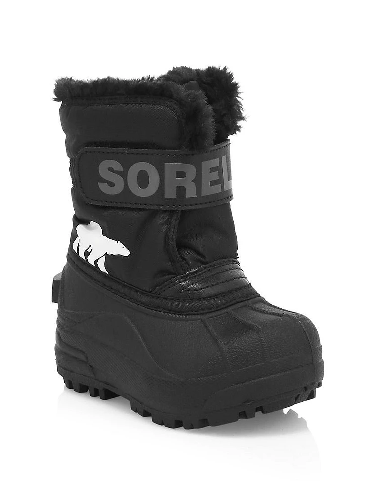 Baby's & Little Kid's Snow Commander Faux Fur-Lined Waterproof Boots