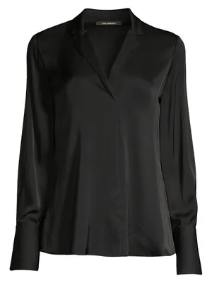 Rebekah Stretch-Silk Blouse