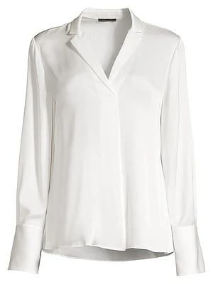 Rebekah Stretch-Silk Blouse
