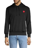 Embroidered Heart Hoodie