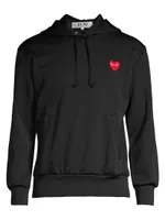 Embroidered Heart Hoodie