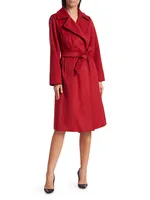 Manuela Icon Camel Hair Belted Wrap Coat