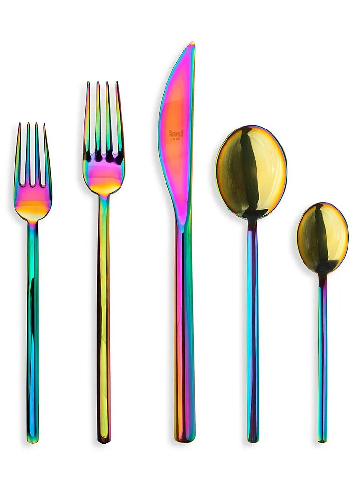 Due Rainbow 5-Piece Flatware Set