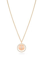 Lucky Move MM 18K Rose Gold & Diamond Pendant Necklace