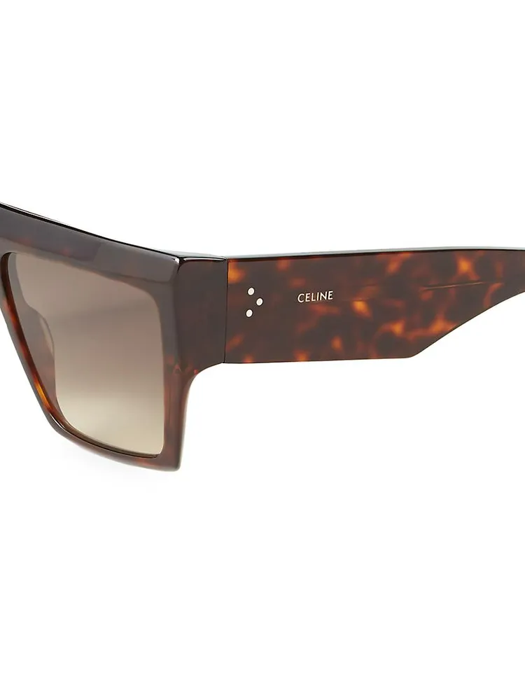 60MM Flat-Top Square Sunglasses