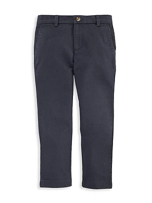 Little Boy's & Boy's Breaker Stretch-Cotton Pants