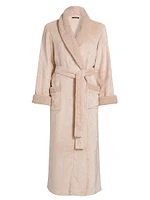 Faux-Shearling Sherpa Robe