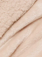 Faux-Shearling Sherpa Robe