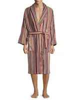 Multi-Stripe Robe