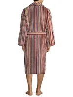 Multi-Stripe Robe