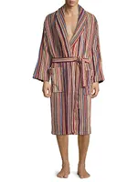 Multi-Stripe Robe