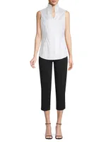 High-Rise Cropped Pants