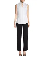 Tailored Wide-Leg Pants