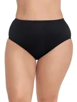 Plus Solid Swim Bottoms