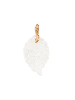 India 18K Rose Gold & White Mother-Of-Pearl India Small Pendant
