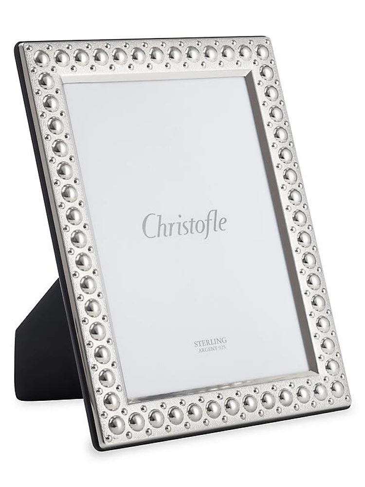 Perles Sterling Silver Picture Frame