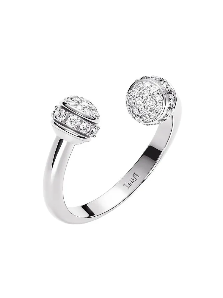 Possession 18K White Gold & Diamond Open Ring