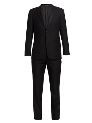 One-Button Regular-Fit Wool Tuxedo