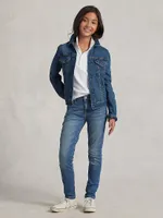 Little Girl's & Denim Trucker Jacket