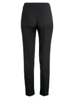 Melissa Stretch-Silk Pants