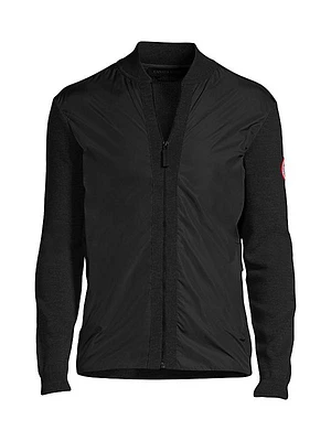 Windbridge Merino Wool Zip-Up Sweater