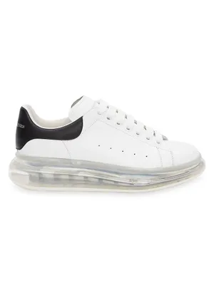 Men's Oversized Gel Sole Leather Platform Sneakers