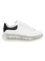 Men's Oversized Gel Sole Leather Platform Sneakers