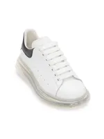 Men's Oversized Gel Sole Leather Platform Sneakers