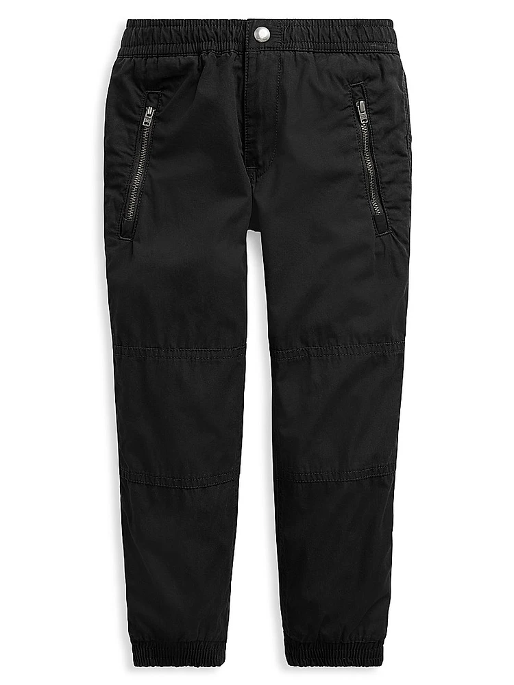 Little Boy's Cotton Poplin Jogger Pants