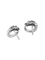 Naga Dragon Sterling Silver Dragon Stud Earrings