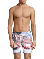 Bulldog Photographic Swim Trunks