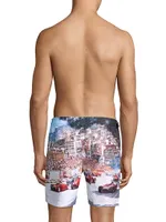 Bulldog Photographic Swim Trunks