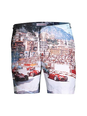 Bulldog Photographic Swim Trunks