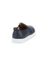 Baby's, Little Boy's & Classic Slip-On Leather Sneakers