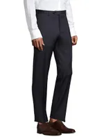 Slim-Fit Wool Trousers