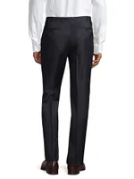 Slim-Fit Wool Trousers