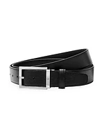 Westside Stainless Steel Pin Buckle Cut-to-Size Leather Belt